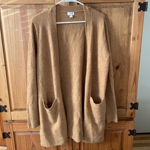 J.Crew Cardigan Sweater in Camel size M